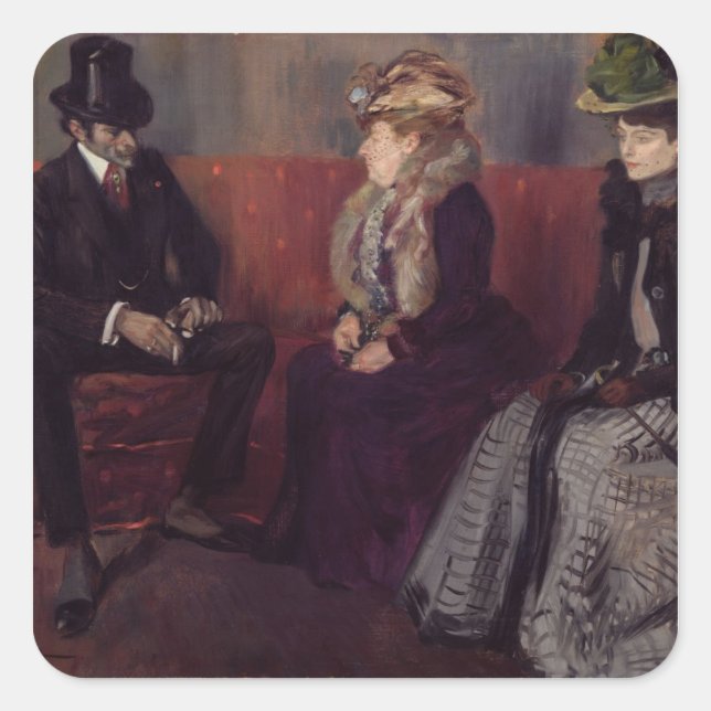 Adesivo Quadrado Introdução, 1902 (Frente)