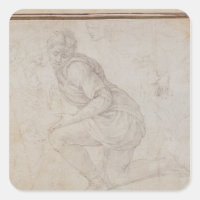 Inv. 5211-75 Fawkener Recto Kneeling man