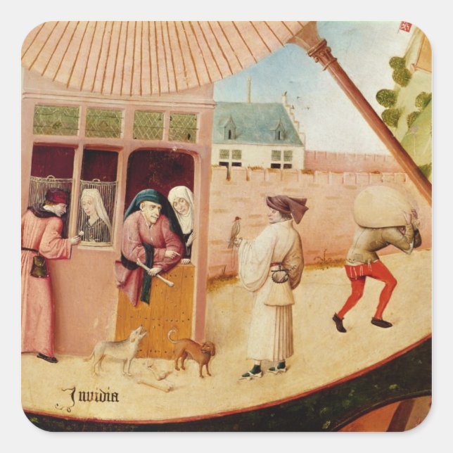 Adesivo Quadrado Inveja (Frente)