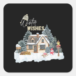 Adesivo Quadrado Inverno