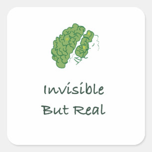 Adesivo Quadrado Invisível, mas real