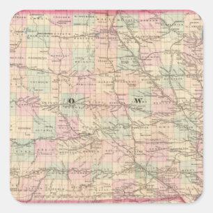 Adesivo Quadrado Iowa 3
