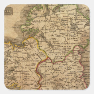 Adesivo Quadrado Ireland 4