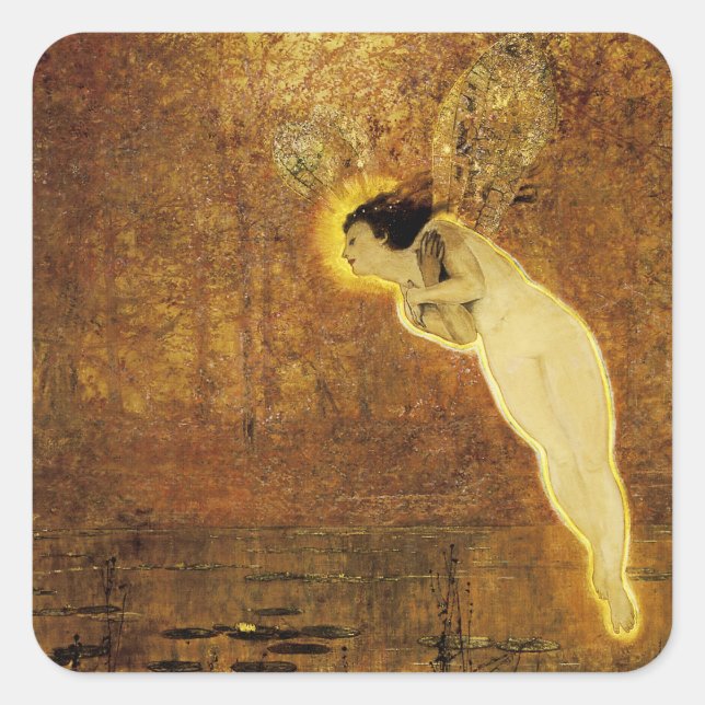 Adesivo Quadrado Iris, Espírito do Arco-Íris (Frente)