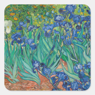 Adesivo Quadrado Irises, 1889
