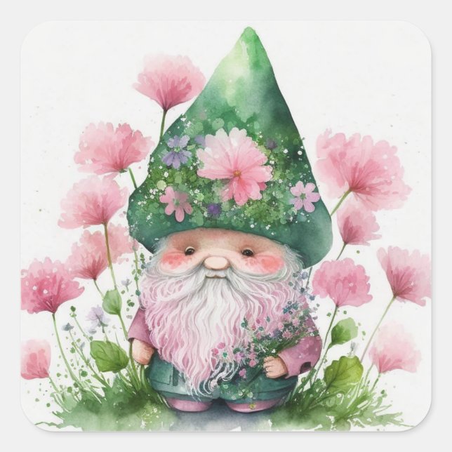 Adesivo Quadrado Irish Leprechaun (Frente)