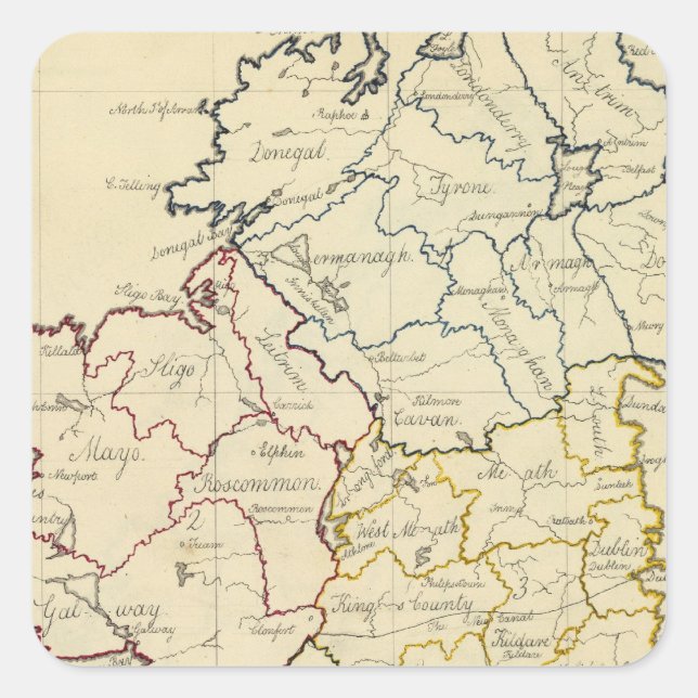 Adesivo Quadrado Irlanda 21 (Frente)