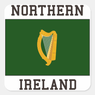 Adesivo Quadrado Irlanda do Norte
