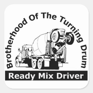 Adesivo Quadrado Irmandade do tambor de viragem