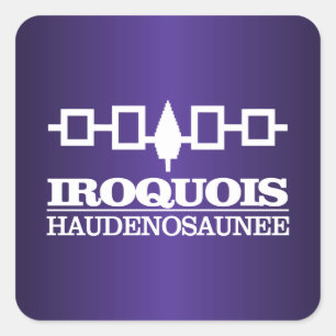 Adesivo Quadrado Iroquois (Haudenosaunee)