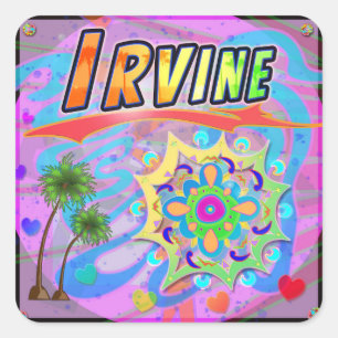 Adesivo Quadrado Irvine True Progress Sticker