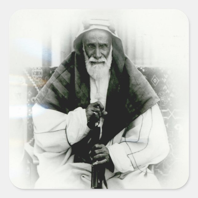Adesivo Quadrado Isa Ibn Ali Al Khalifah (Frente)