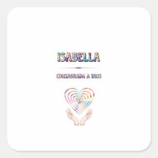 Adesivo Quadrado Isabella