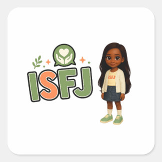 Adesivo Quadrado ISFJ — A Guardiã da Harmonia