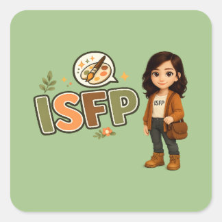 Adesivo Quadrado ISFP — A Artista Livre