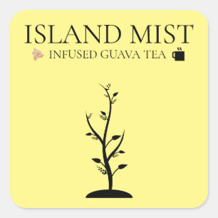 ADESIVO QUADRADO ISLAND MIST INFUSED GUAVA TEA