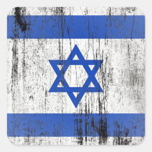 Adesivo Quadrado Israel