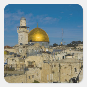 Adesivo Quadrado Israel, Jerusalém, Cúpula da Rocha