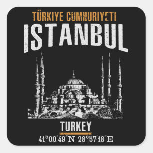 Adesivo Quadrado Istambul