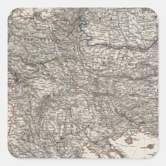 Adesivo Quadrado Istambul, Turquia 2 (Frente)