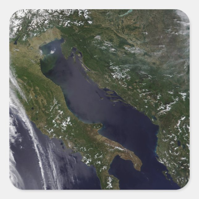 Adesivo Quadrado Itália (Frente)