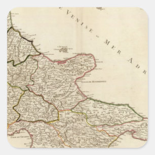 Adesivo Quadrado Italia 10