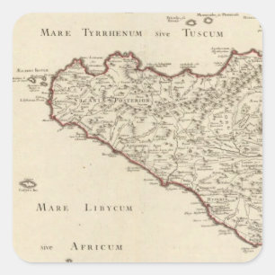 Adesivo Quadrado Italia 2