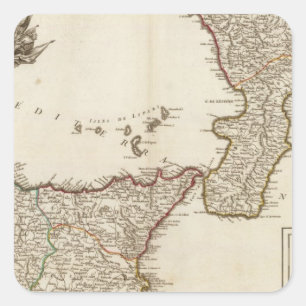 Adesivo Quadrado Italia 25