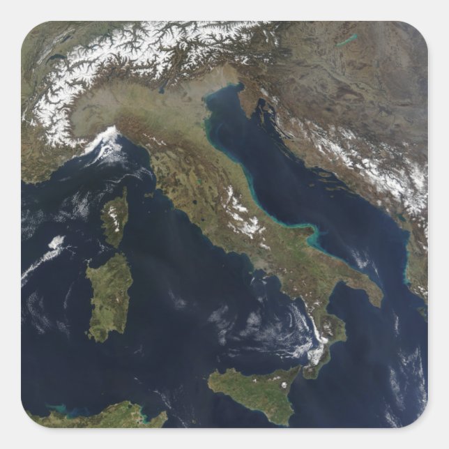 Adesivo Quadrado Itália 3 (Frente)