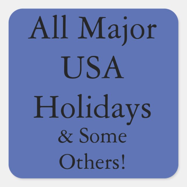 Adesivo Quadrado Item de teste (Frente)