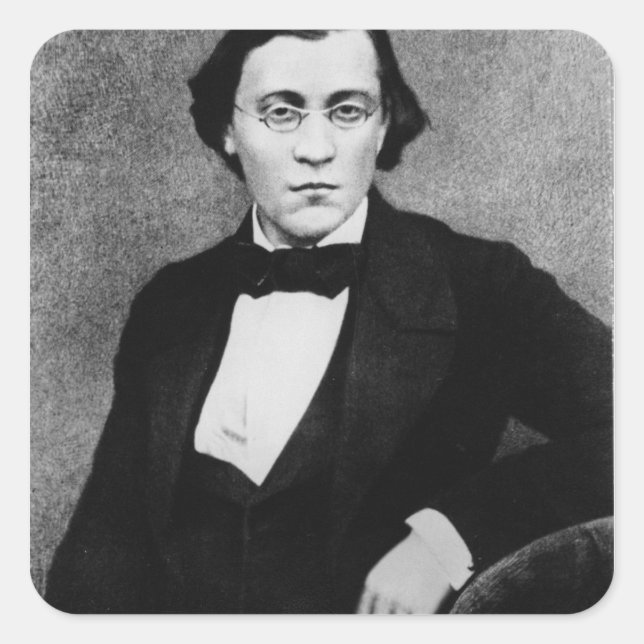 Adesivo Quadrado Ivan Sergeevich Turgenev (Frente)