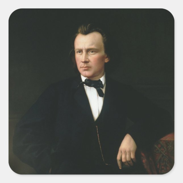 Adesivo Quadrado J. Brahms, c.1860 (Frente)