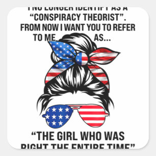 Adesivo Quadrado Já Não Me Identifico Como Uma Forma Teórica De 