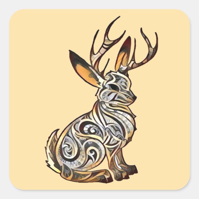 Adesivo Quadrado Jack Catcher Sticker (Frente)