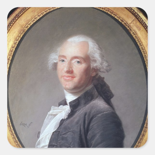 Adesivo Quadrado Jacques Alexandre Cesar Charles (Frente)