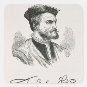 Adesivo Quadrado Jacques Cartier