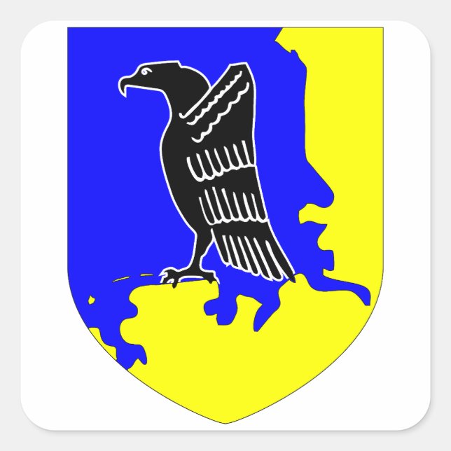 Adesivo Quadrado Jagdgeschwader 1 (JG 1) Oesau Stab I Insignia (Frente)