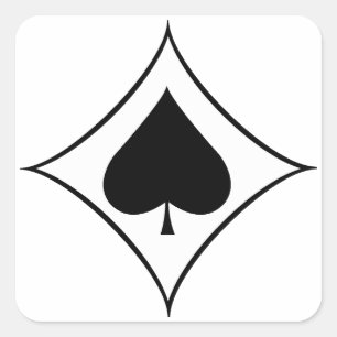 Adesivo Quadrado Jagdgeschwader 53 (JG 53) Pik As Insignia