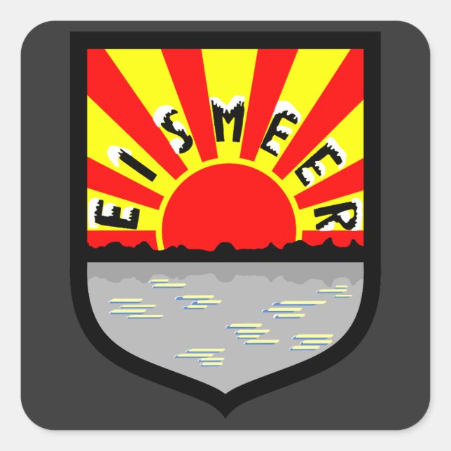 Adesivo Quadrado Jagdgeschwader 5 (JG 5) Gruppe I Emblem - Eismeer (Frente)