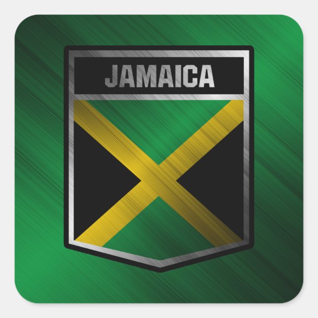 Adesivo Quadrado Jamaica (Frente)