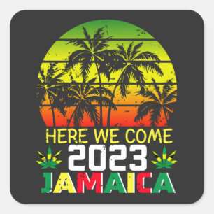 Adesivo Quadrado Jamaica 2023