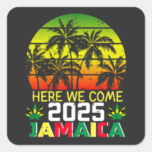 Adesivo Quadrado Jamaica 2025