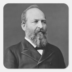 Adesivo Quadrado James A. Garfield