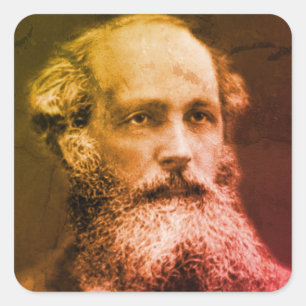 Adesivo Quadrado James Clerk Maxwell