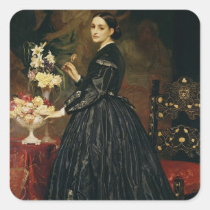 Adesivo Quadrado James Guthrie, c.1864-5 (petróleo na canvas)