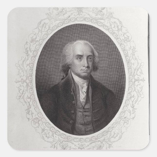 Adesivo Quadrado James Madison (Frente)