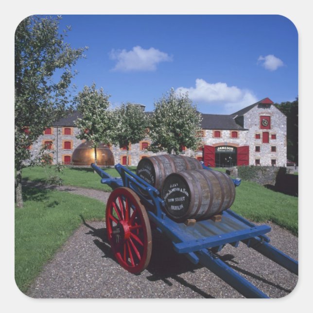 Adesivo Quadrado Jamesons Whisky Heritage Center, Midleton, (Frente)