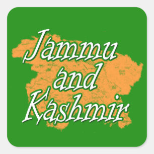 Adesivo Quadrado Jammu e Caxemira