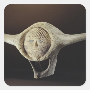 Adesivo Quadrado Janus Head, de Cape Dorset