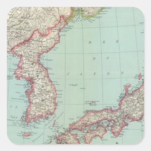 Adesivo Quadrado Japão